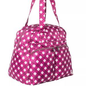 Lug Boxer Packable Tote - Gingham Berry